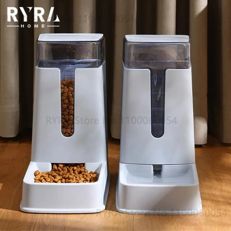 Pet Bowl Automatic Feeder Water Dispenser