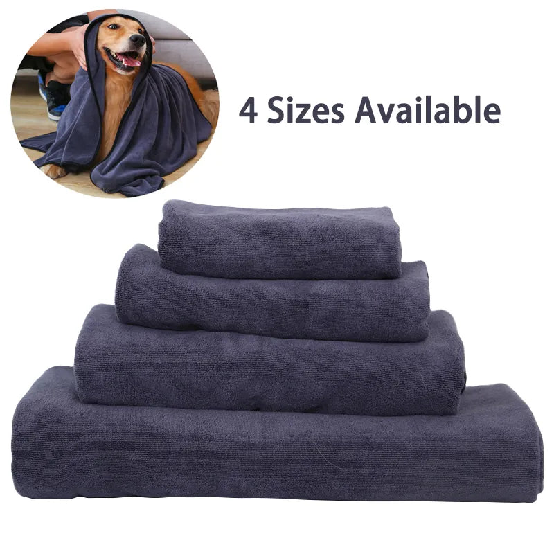 Microfiber Pet Bath Towel Super Absorbent