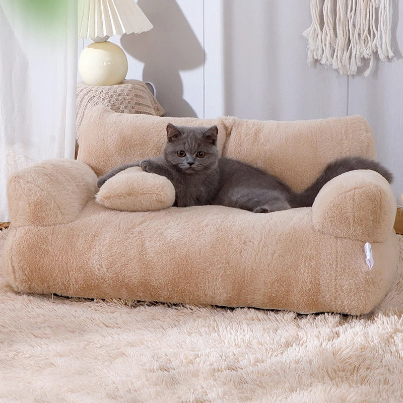 Luxury Cat Bed Super Soft Warm Sofa