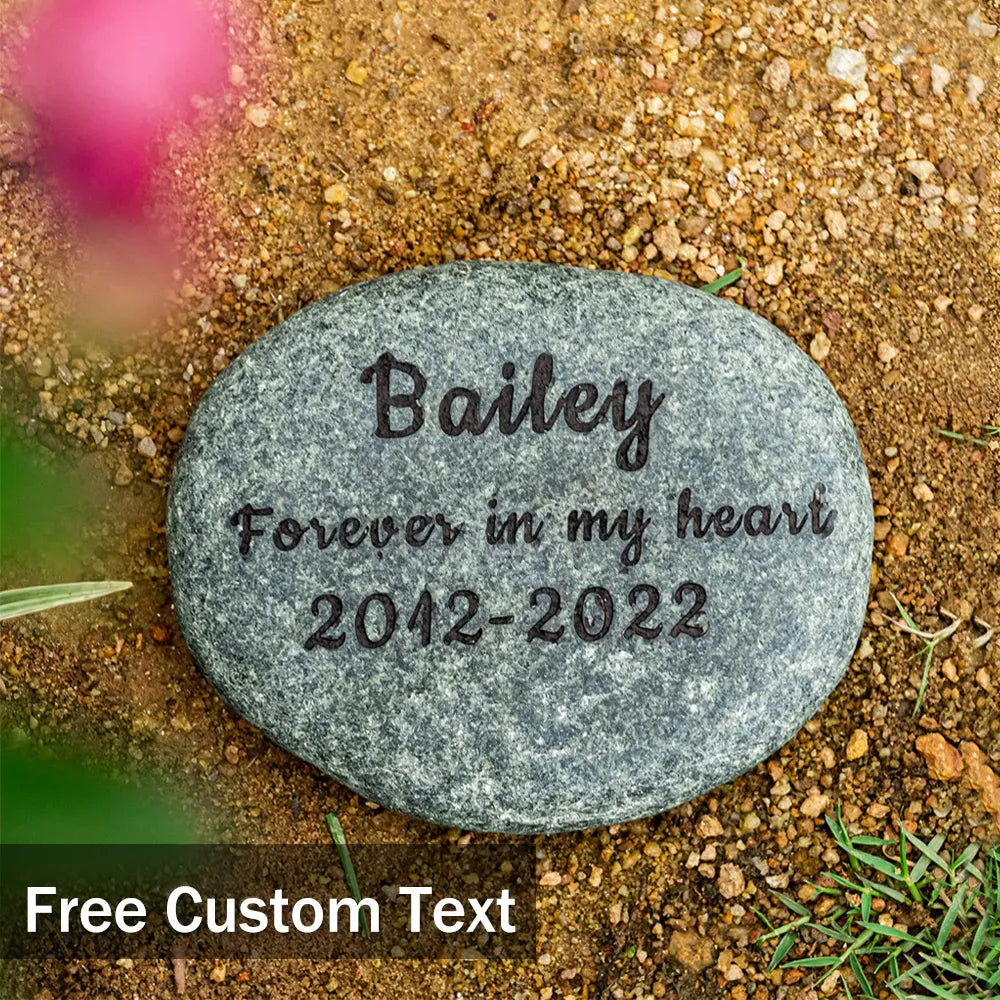 Personalized Pet Memorial Stones